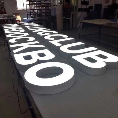 HIGHSPAN Giant Light Up Logo Sign 220V Đầu vào Chữ cái kênh tùy chỉnh