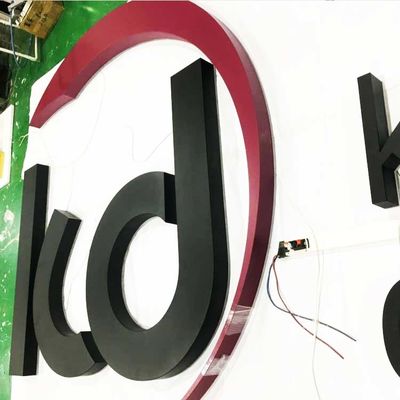 Mặt tiền xây dựng 3d Backlit Letter Sign 6500K
