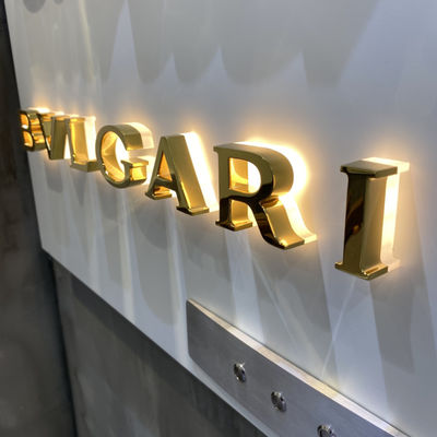 Chữ và số Dấu hiệu chiếu sáng có đèn nền cho doanh nghiệp CE RoHS