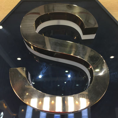 OEM ODM Backlit Letter Sign Acrylic Glow Sign Board Gương kết thúc