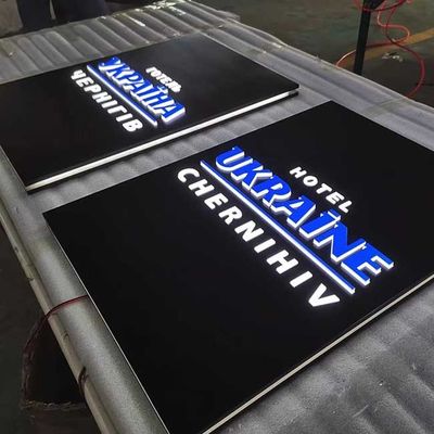 Chế tạo Acrylic Glow Backlit Thư ký Bảng Mạ điện