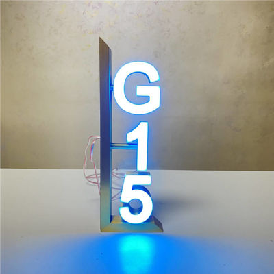 Số nhà gương vàng Dấu hiệu khách sạn Tấm số cửa DC12V