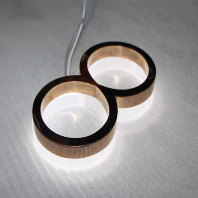 Số nhà gương vàng Dấu hiệu khách sạn Tấm số cửa DC12V