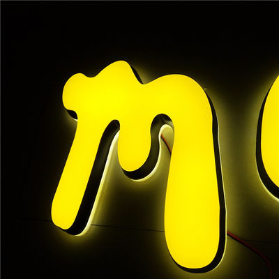 Quảng cáo mặt tiền cửa hàng LED Chữ acrylic Bảng hiệu 12VDC