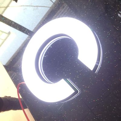 Quán cà phê 10-30cm Đèn Led Dấu hiệu phía trước Lit Channel Chữ cái