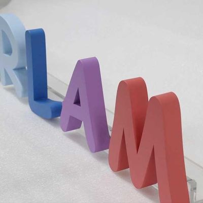 Thẩm mỹ viện Mở 3D Chữ ký Quảng cáo Cắt laser Logo kim loại Độ dày 3cm