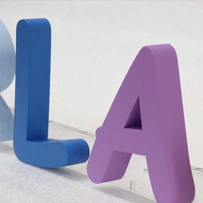 Thẩm mỹ viện Mở 3D Chữ ký Quảng cáo Cắt laser Logo kim loại Độ dày 3cm