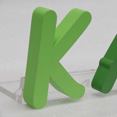 Thẩm mỹ viện Mở 3D Chữ ký Quảng cáo Cắt laser Logo kim loại Độ dày 3cm