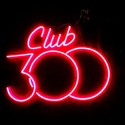 Acrylic LED Neon Sign Treo tường Màu hồng Neon Light Sign 12VDC
