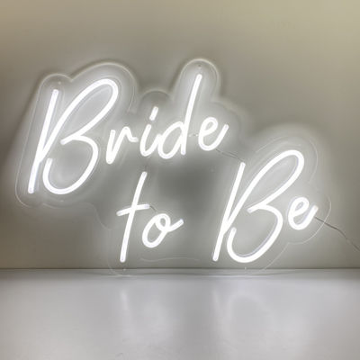 Thắp sáng đám cưới Led Neon Đăng ký Cô dâu trở thành Silicone Neon Flex