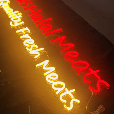 Nhà hàng tùy chỉnh Led Neon Sign 22 Màu cho Trang chủ CE ROHS