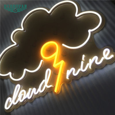 Silicone Resin LED Neon Sign Màu hồng Trang trí nội thất Đèn tường Neon OEM ODM