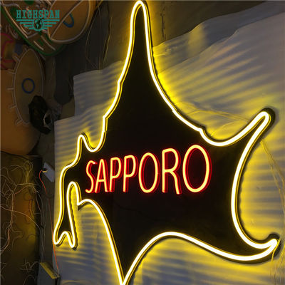 Silicone Resin LED Neon Sign Màu hồng Trang trí nội thất Đèn tường Neon OEM ODM