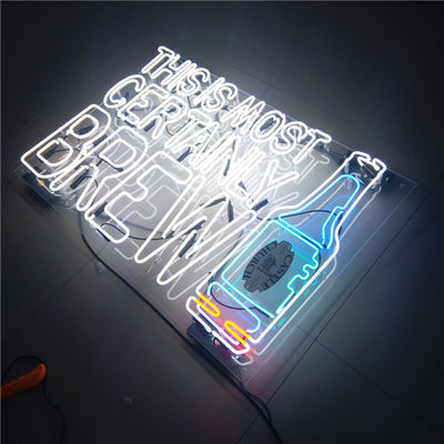 Ống thủy tinh Led Dải Neon linh hoạt Đèn neon Đăng ký CE