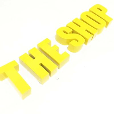 Bàn chải vàng bằng thép không gỉ Dấu hiệu bằng kim loại Chiều sâu 10cm cho các văn phòng chính phủ