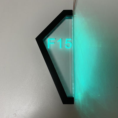 Căn hộ được cá nhân hóa Số cửa 3D RGB RGBW Light Up Dấu hiệu ngôi nhà