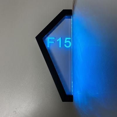 Căn hộ được cá nhân hóa Số cửa 3D RGB RGBW Light Up Dấu hiệu ngôi nhà