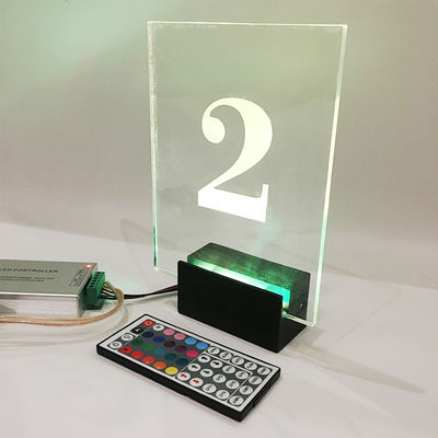 Cửa trước Đèn LED RGB lớn Số nhà Dấu hiệu Mảng bám 50000 giờ