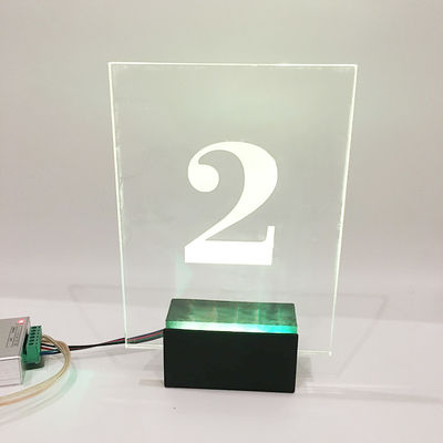 Cửa trước Đèn LED RGB lớn Số nhà Dấu hiệu Mảng bám 50000 giờ