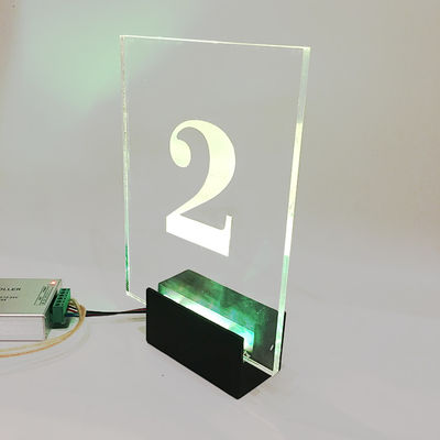 Cửa trước Đèn LED RGB lớn Số nhà Dấu hiệu Mảng bám 50000 giờ
