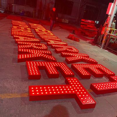 Trung tâm mua sắm Bảng hiệu chữ cái khổng lồ Light Up Độ dày 10cm