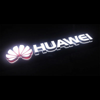 Kim loại Reverse Lit Channel Letter Signs Dấu hiệu Giant Light Up Letter OEM ODM
