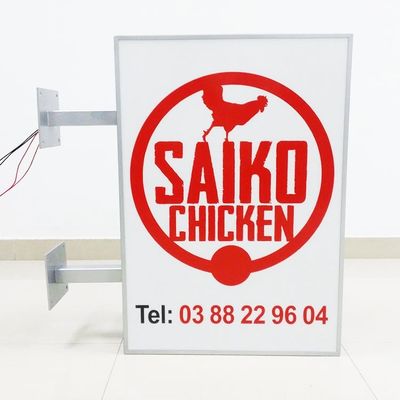 ROHS UL Cửa hàng bán lẻ Bảng hiệu Hộp đèn Quảng cáo trong nhà 3D