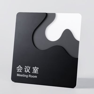HIGHSPAN Cắt Laser Dấu hiệu Tòa nhà Phòng họp Biển hiệu Acrylic Wayfinding