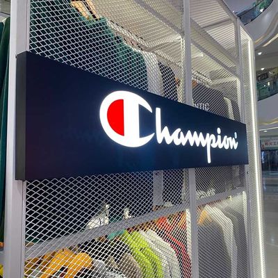 Bảng chữ cái 3D không thấm nước Bảng chữ cái kim loại được chiếu sáng 60HZ