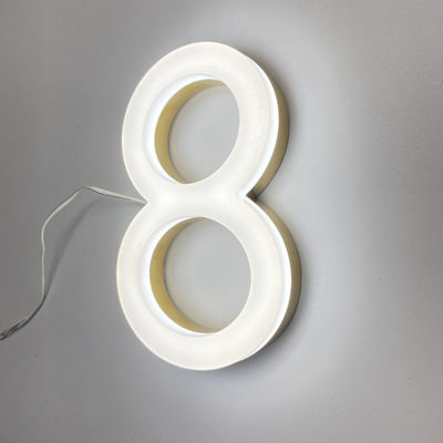 Bảng hiệu đèn chiếu sáng mặt trước 3D Acrylic chống gió 50000 giờ Tuổi thọ