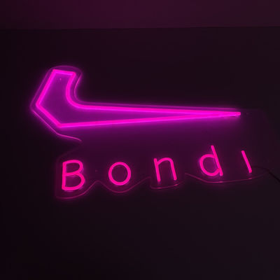 Cửa hàng màu hồng ngoài trời Nướng Neon Đăng ký Cá nhân hóa Quảng cáo Doanh nghiệp