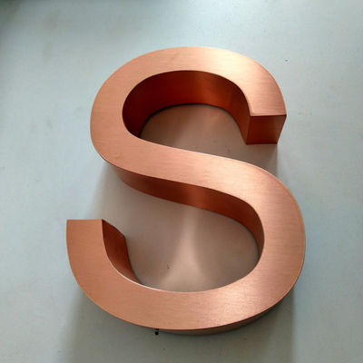 Cửa hàng thiết kế OEM Logo Chữ ký đồng Cắt phẳng Chiều cao từ 10cm đến 100cm