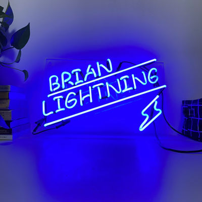 Thả Vận chuyển Tùy chỉnh Neon Dấu hiệu Chiếu sáng Não Thư với Bảng Acrylic
