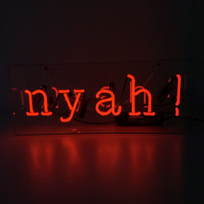 Mắt bắt mắt 12VDC Hộp đèn neon tùy chỉnh đứng miễn phí