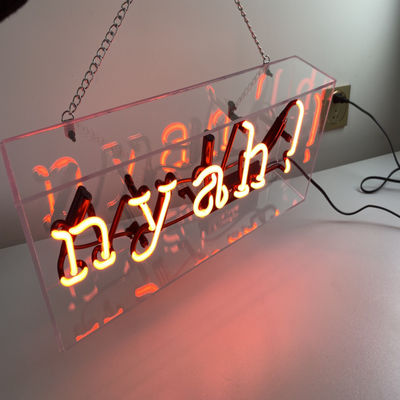 Mắt bắt mắt 12VDC Hộp đèn neon tùy chỉnh đứng miễn phí