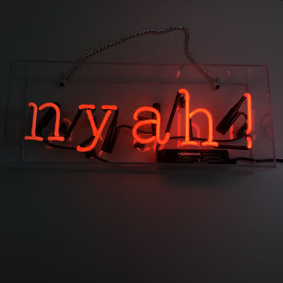 Mắt bắt mắt 12VDC Hộp đèn neon tùy chỉnh đứng miễn phí