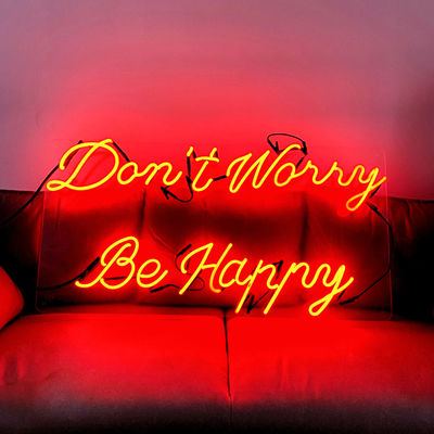 Dấu hiệu Neon tùy chỉnh ngoài trời Chữ cái bảng chữ cái 12VDC Ánh sáng đỏ