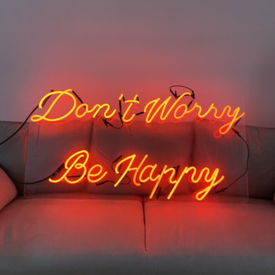 Dấu hiệu Neon tùy chỉnh ngoài trời Chữ cái bảng chữ cái 12VDC Ánh sáng đỏ