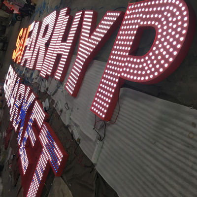 Bảng ký hiệu chữ cái kênh được chiếu sáng 3D Dày 20-200mm