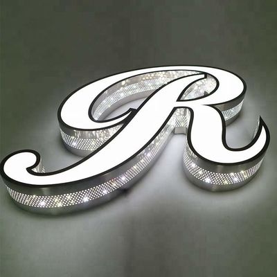 Nhôm Trim Cap Channel Letter Sign Front Lit 6500K 4500k