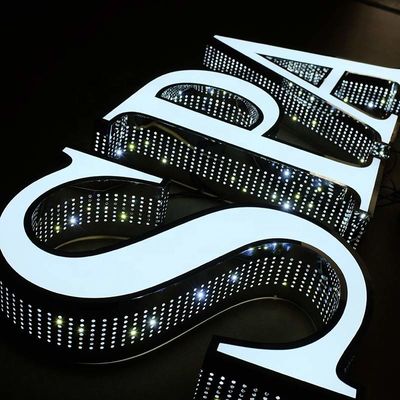 Nhôm Trim Cap Channel Letter Sign Front Lit 6500K 4500k