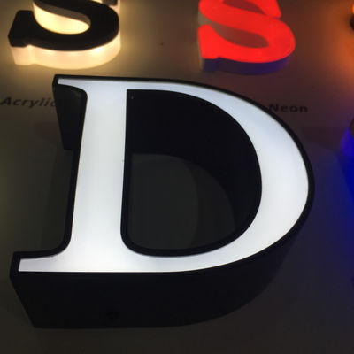 Nhôm Trim Cap Channel Letter Sign Front Lit 6500K 4500k