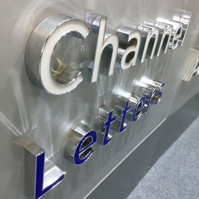 Nhôm Trim Cap Channel Letter Sign Front Lit 6500K 4500k