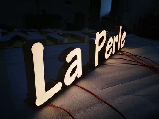 Chế tạo kênh kim loại Dấu hiệu chữ cái hộp đèn LED 3D