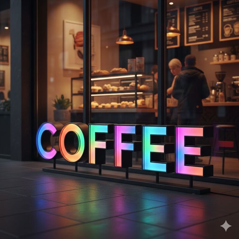 000 Giờ Tuổi thọ Đèn LED Biển Chữ Nổi Biển Chữ Nổi Hoàn hảo cho Quảng cáo Bán lẻ và Giải pháp Biển báo